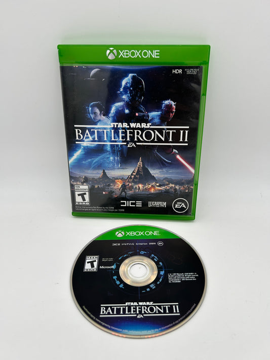 PiXEL-RETRO.COM : MICROSOFT XBOX ONE COMPLETE CIB BOX MANUAL GAME NTSC STAR WARS BATTLEFRONT II 2