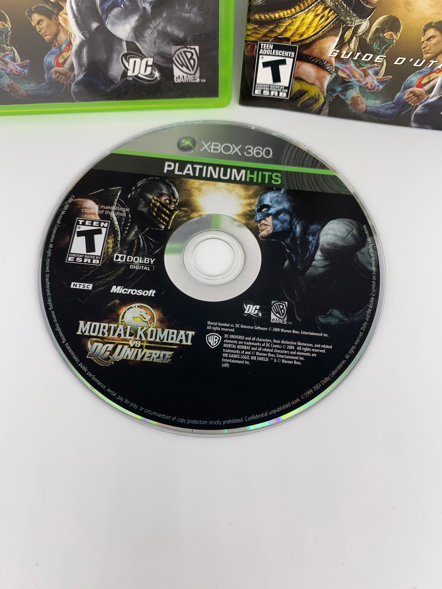 MiCROSOFT XBOX 360 | MORTAL KOMBAT VS DC UNiVERSE | PLATiNUM HiTS BEST SELLER