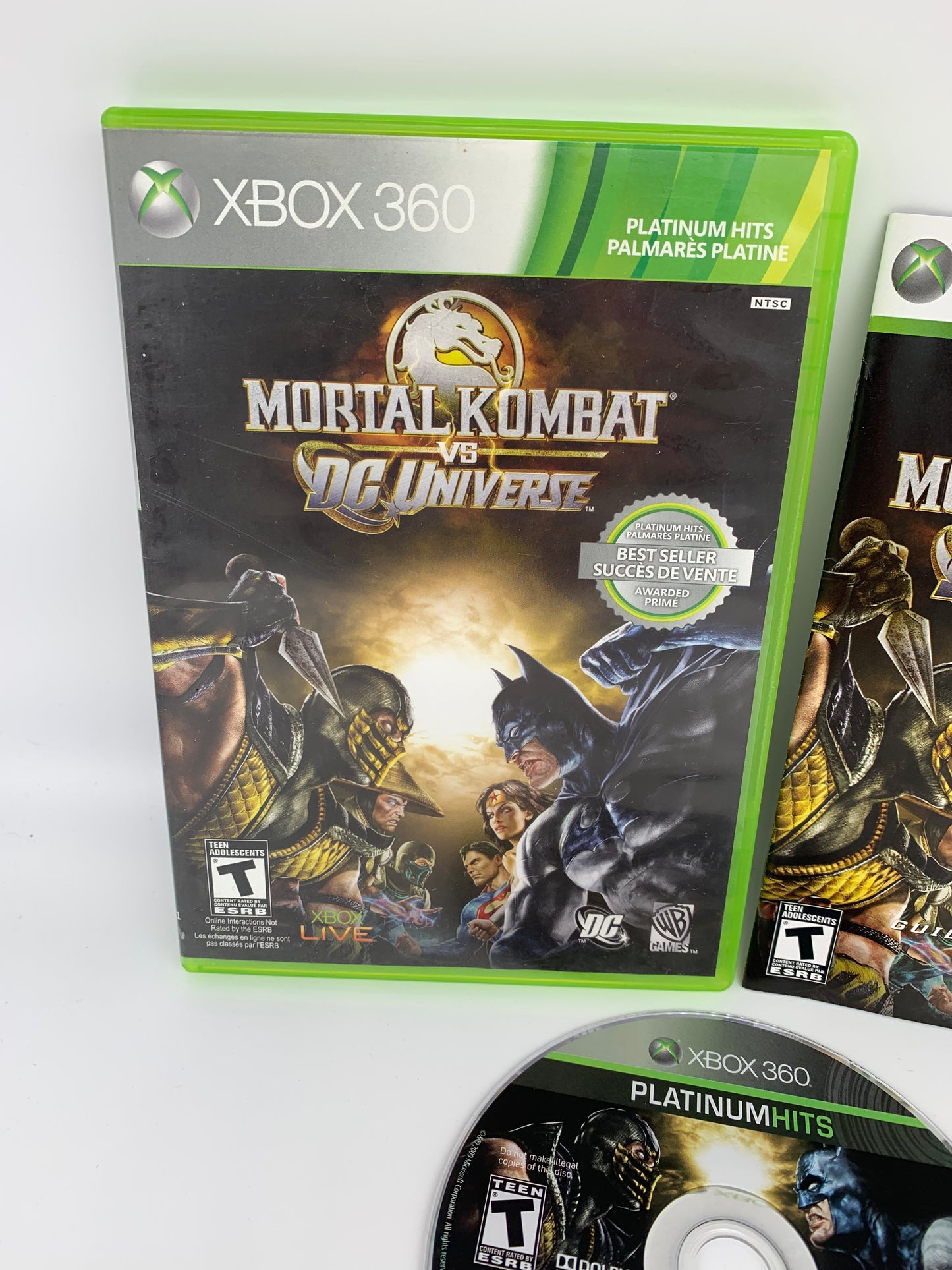 MiCROSOFT XBOX 360 | MORTAL KOMBAT VS DC UNiVERSE | PLATiNUM HiTS BEST SELLER