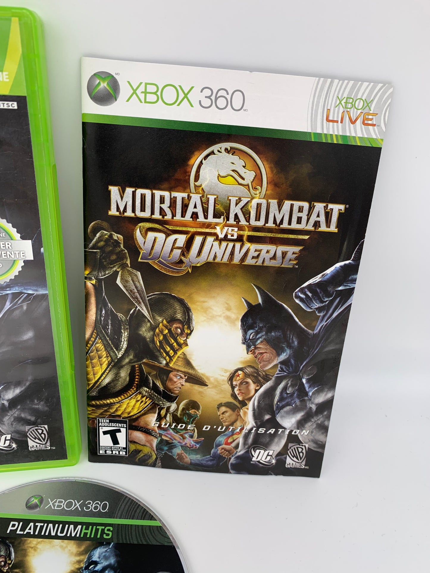 MiCROSOFT XBOX 360 | MORTAL KOMBAT VS DC UNiVERSE | PLATiNUM HiTS BEST SELLER