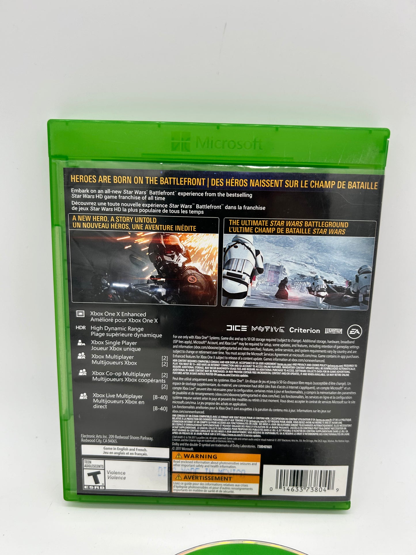 Microsoft XBOX ONE | STAR WARS BATTLEFRONT II