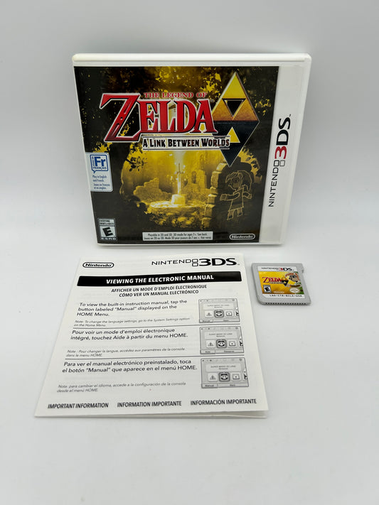 PiXEL-RETRO.COM : NINTENDO 3DS (3DS) THE LEGEND OF ZELDA : A LINK BETWEEN WORLDS COMPLETE CIB BOX MANUAL GAME NTSC