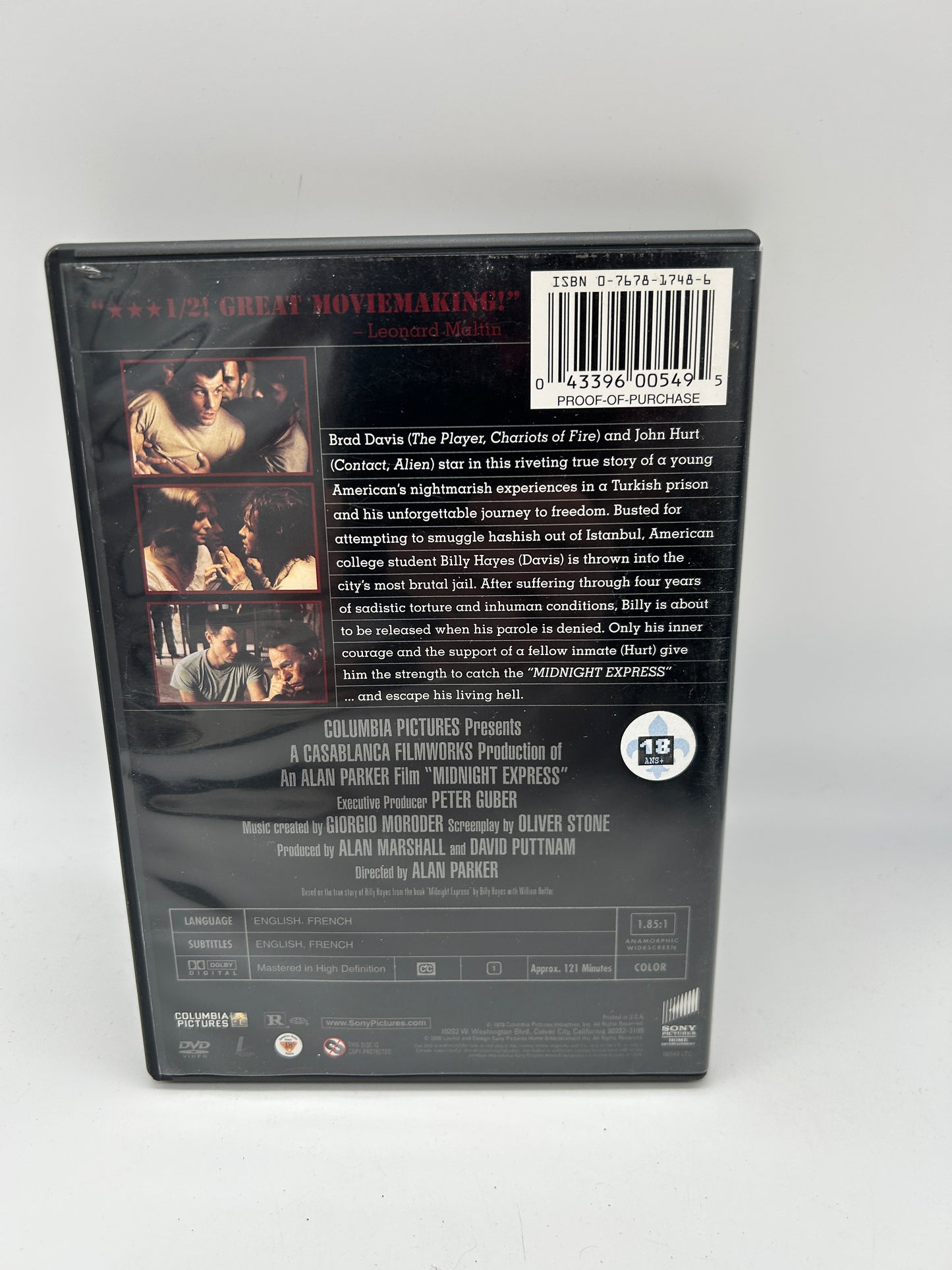 FiLM DVD | MiDNiGHT EXPRESS | 20TH ANNiVERSARY