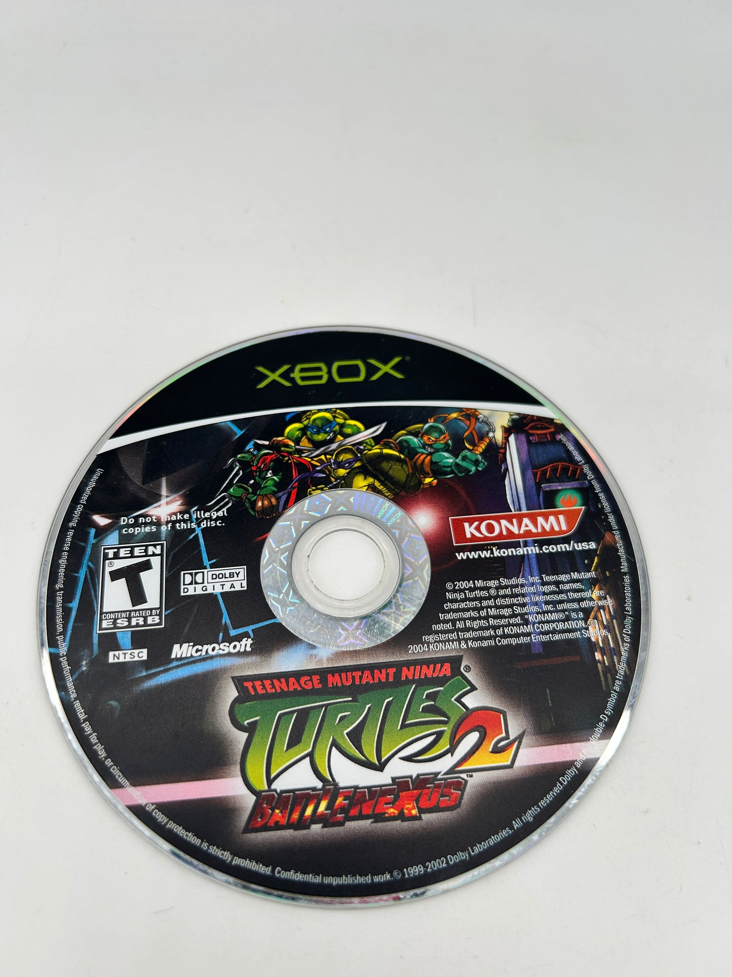 PiXEL-RETRO.COM : MICROSOFT XBOX COMPLETE CIB BOX MANUAL GAME NTSC TEENAGE MUTANT NINJA TURTLES 2 BATTLE NEXUS TMNT