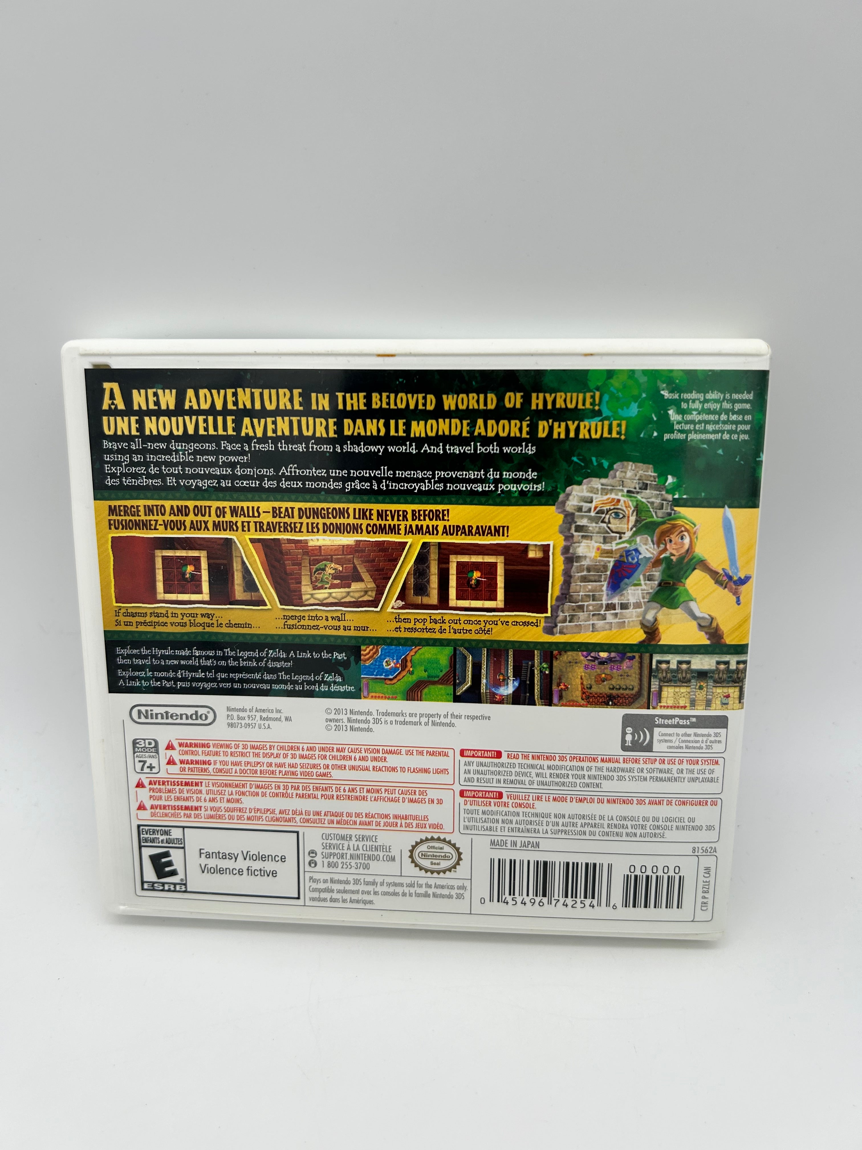 NiNTENDO 3DS THE LEGEND OF ZELDA A LiNK BETWEEN WORLDS – PiXEL