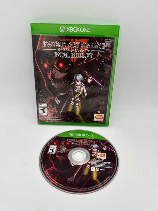 PiXEL-RETRO.COM : MICROSOFT XBOX ONE COMPLETE CIB BOX MANUAL GAME NTSC SWORD ART ONLINE FATAL BULLET