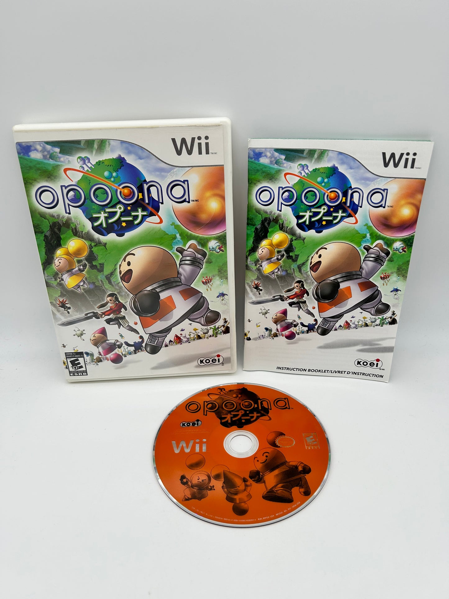 PiXEL-RETRO.COM : NINTENDO WII COMPLET CIB BOX MANUAL GAME NTSC OPOONA