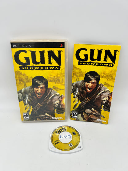 PiXEL-RETRO.COM : SONY PLAYSTATION PORTABLE (PSP) COMPLET CIB BOX MANUAL GAME NTSC GUN SHOWDOWN