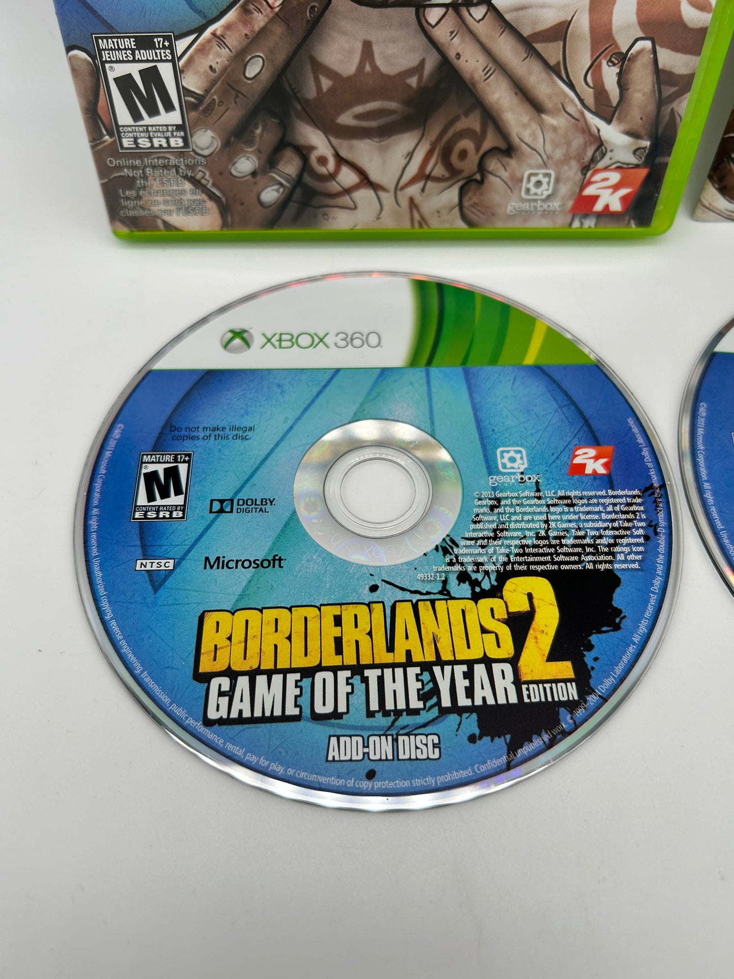 Microsoft XBOX 360 | BORDERLANDS 2 | GAME OF THE YEAR EDiTiON