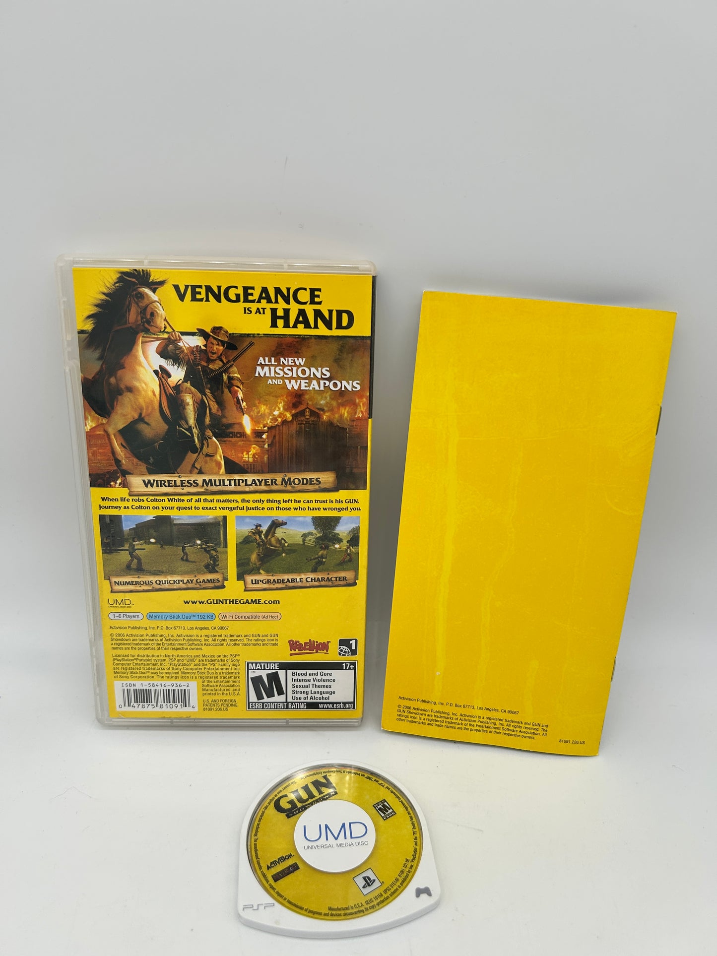 SONY PLAYSTATION PORTABLE [PSP] | GUN SHOWDOWN