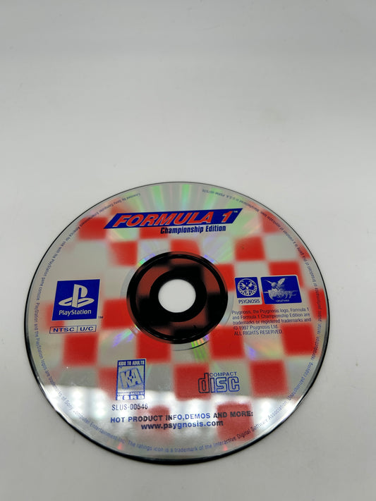 PiXEL-RETRO.COM : SONY PLAYSTATION (PS1) COMPLETE CIB BOX MANUAL GAME NTSC FORMULA 1  CHAMPIONSHIP EDITION