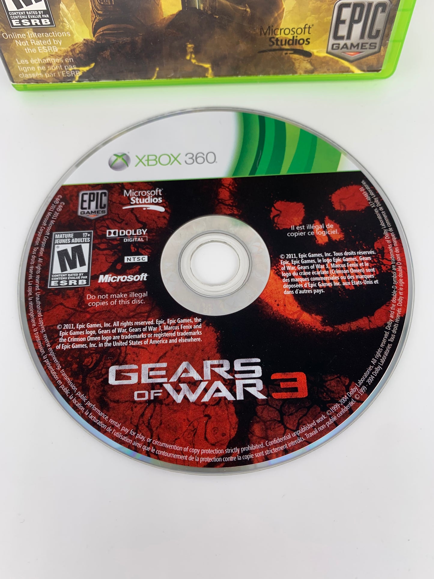 MiCROSOFT XBOX 360 | GEARS OF WAR 3