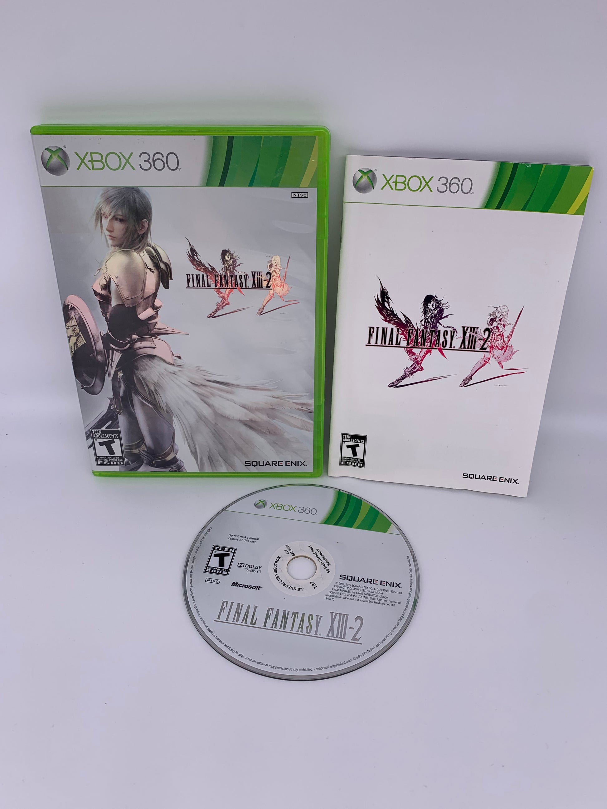 PiXEL-RETRO.COM : MICROSOFT XBOX 360 COMPLETE CIB BOX MANUAL GAME NTSC FINAL FANTASY XIII-2