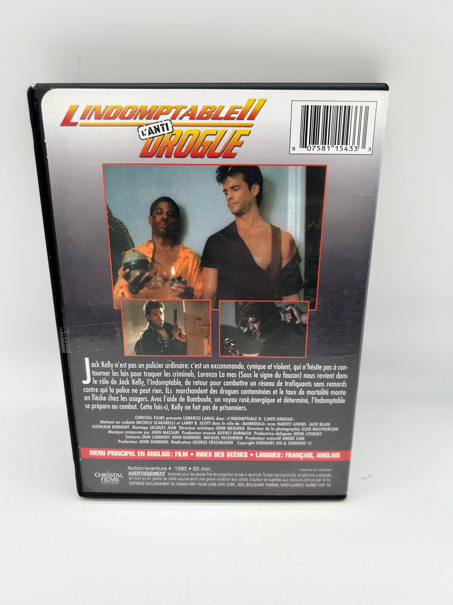 FiLM DVD | L'iNDOMPTABLE II L'ANTi DROGUE
