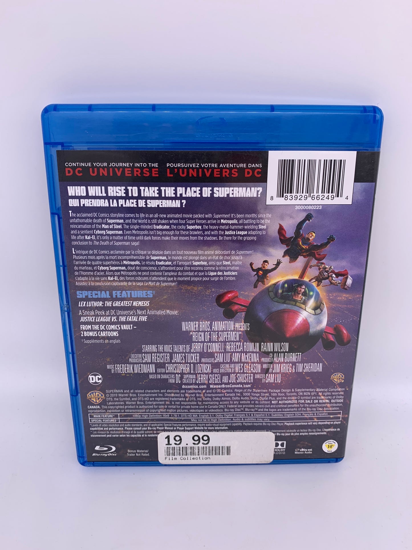 FiLM BLU-RAY | LE REGNE DES SUPERMEN [REiGN OF THE]