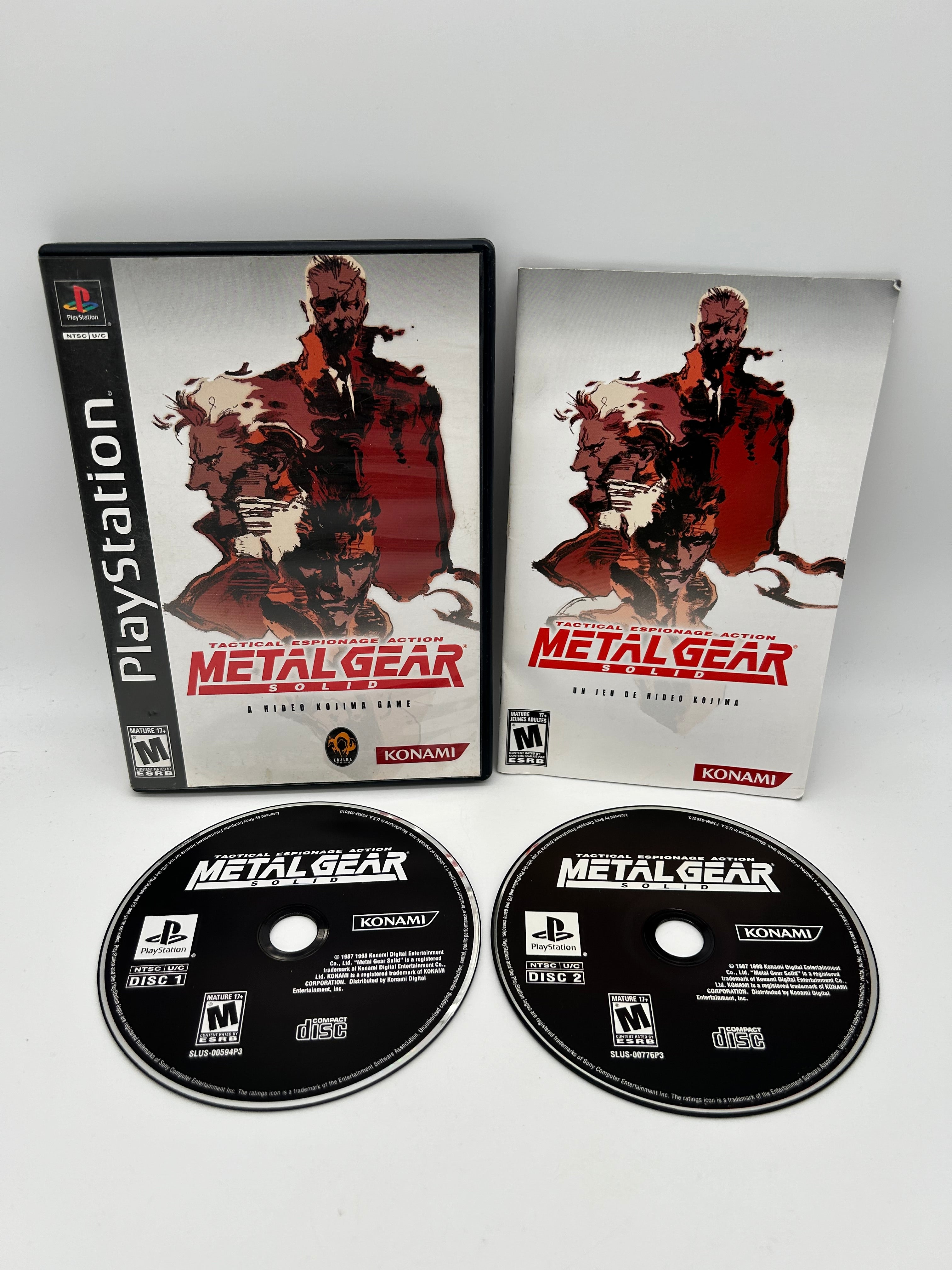 SONY PLAYSTATiON [PS1] | METAL GEAR SOLiD | LONG BOX VERSiON - FULL (CiB)