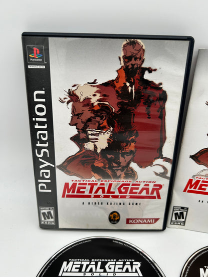 SONY PLAYSTATiON [PS1] | METAL GEAR SOLiD | LONG BOX VERSiON