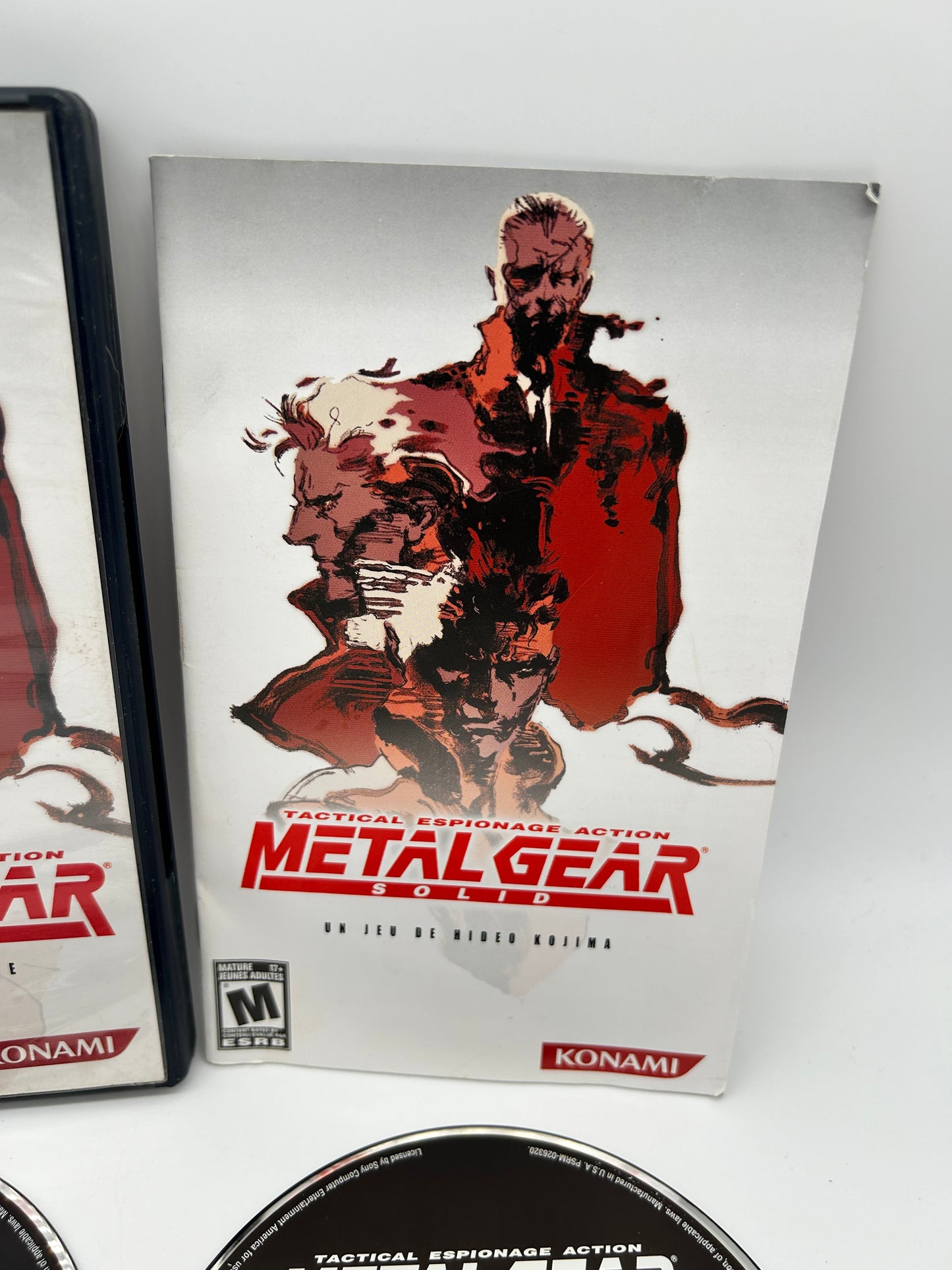 SONY PLAYSTATiON [PS1] | METAL GEAR SOLiD | LONG BOX VERSiON