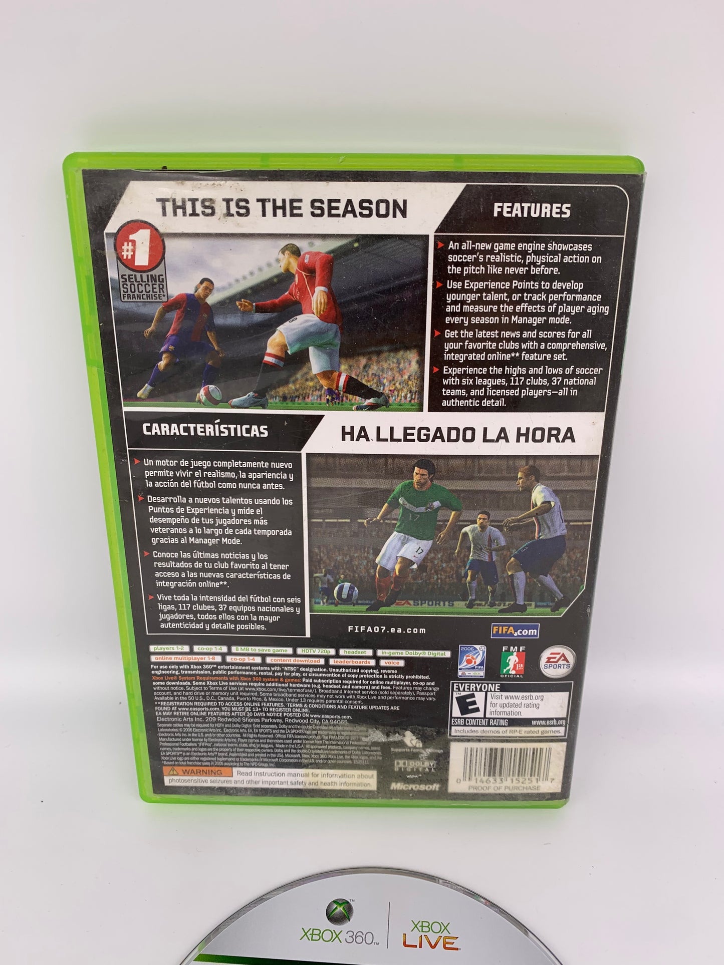 MiCROSOFT XBOX 360 | FiFA SOCCER 07