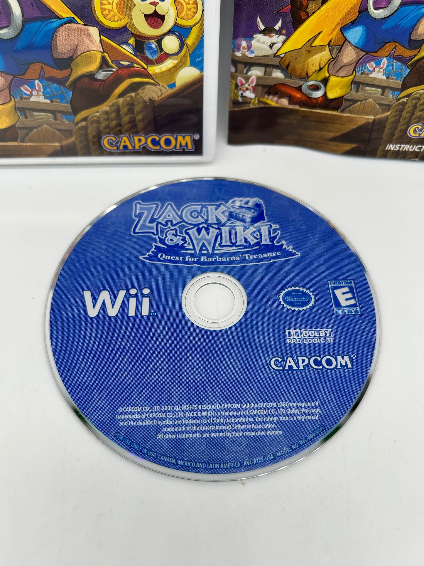 NiNTENDO Wii | ZACK & WiKi QUEST FOR BARBAROS TREASURE