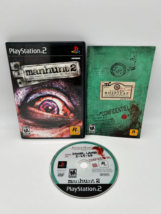 PiXEL-RETRO.COM : SONY PLAYSTATION 2 (PS2) COMPLET CIB BOX MANUAL GAME NTSC MANHUNT 2