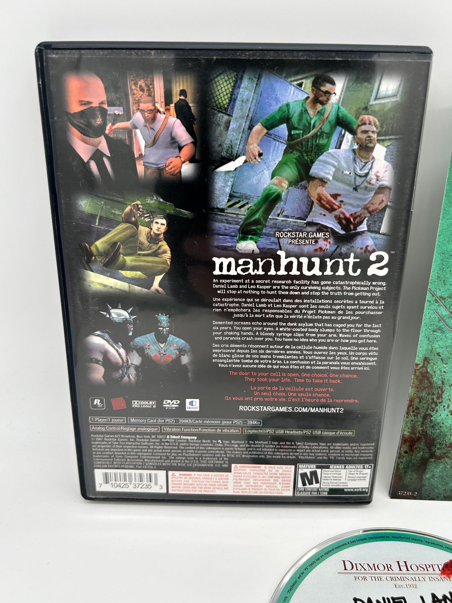 SONY PLAYSTATiON 2 [PS2] | MANHUNT 2
