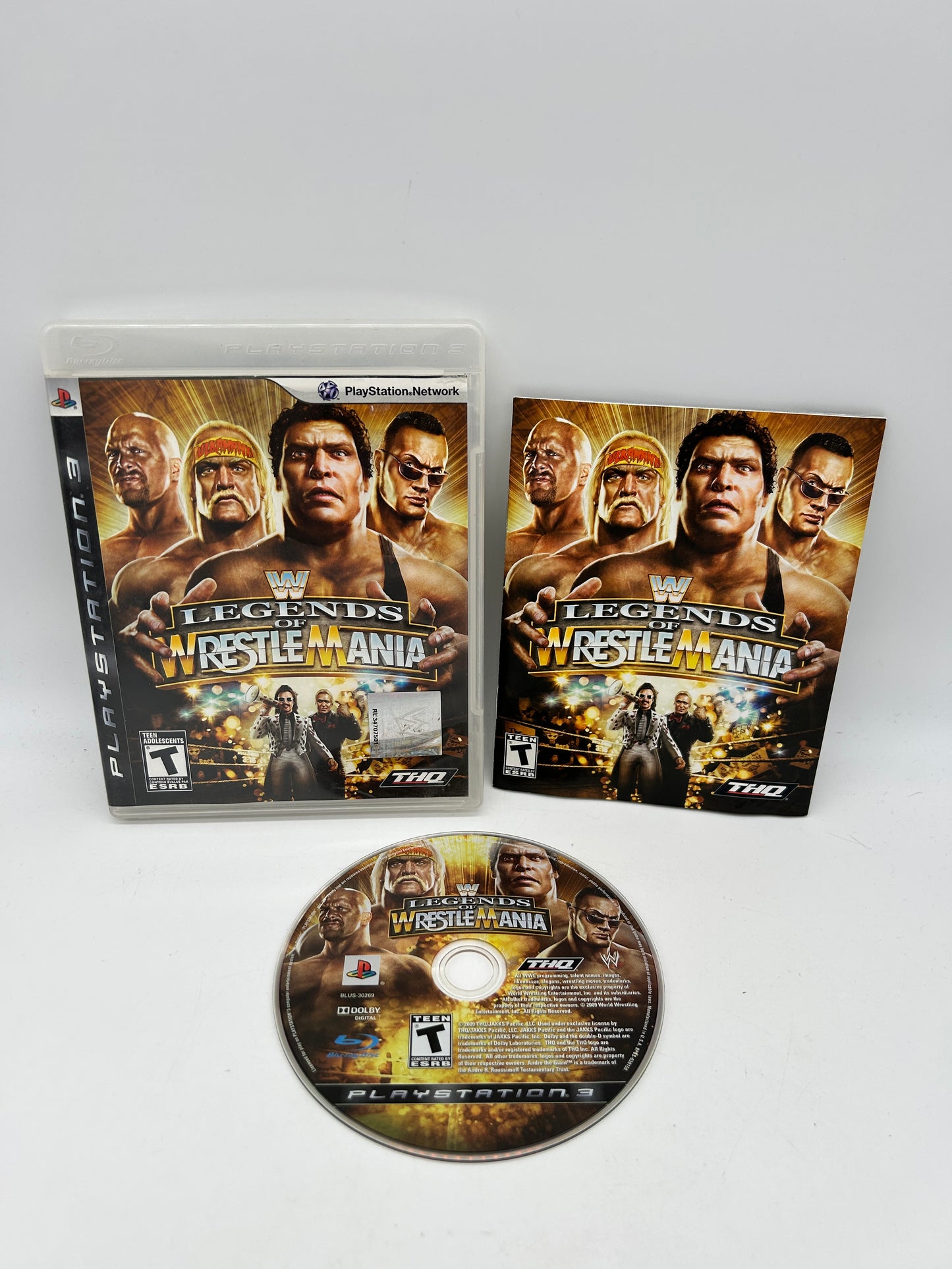 PiXEL-RETRO.COM : SONY PLAYSTATION 3 (PS3) COMPLET CIB BOX MANUAL GAME NTSC WWE LEGENDS OF WRESTLEMANIA