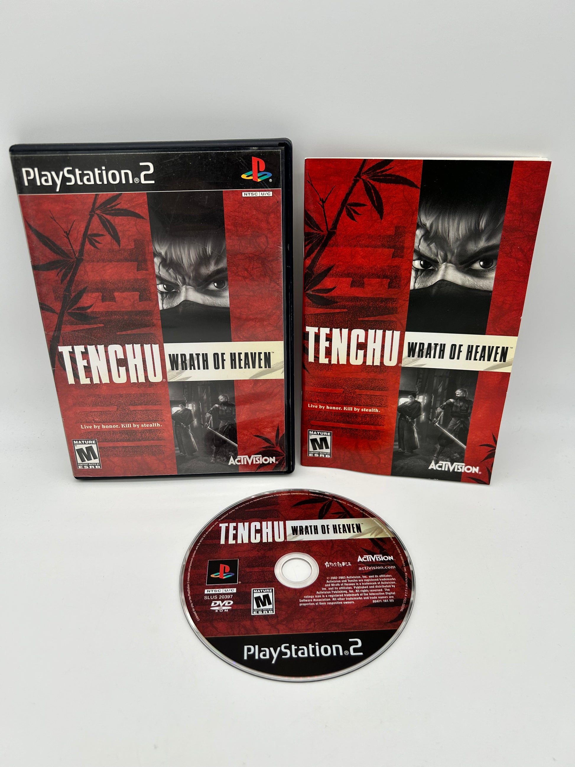 PiXEL-RETRO.COM : SONY PLAYSTATION 2 (PS2) COMPLET CIB BOX MANUAL GAME NTSC TENCHU 3 WRATH OF HEAVEN