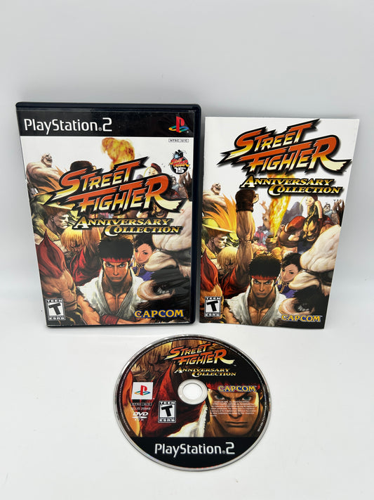 PiXEL-RETRO.COM : SONY PLAYSTATION 2 (PS2) COMPLET CIB BOX MANUAL GAME NTSC STREET FIGHTER ANNIVERSARY COLLECTION