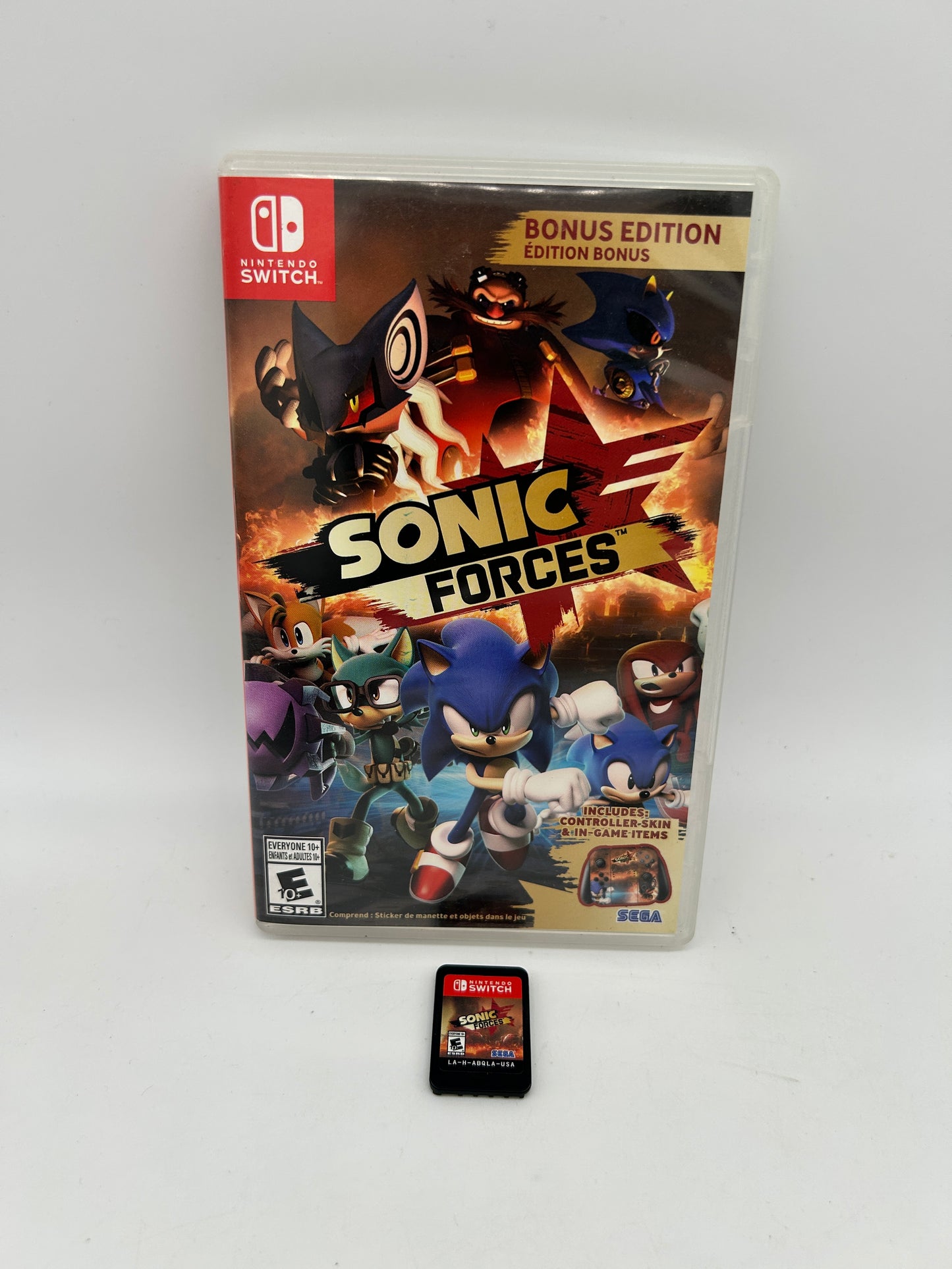 PiXEL-RETRO.COM : NINTENDO SWITCH NEW SEALED IN BOX COMPLETE MANUAL GAME NTSC SONIC FORCES