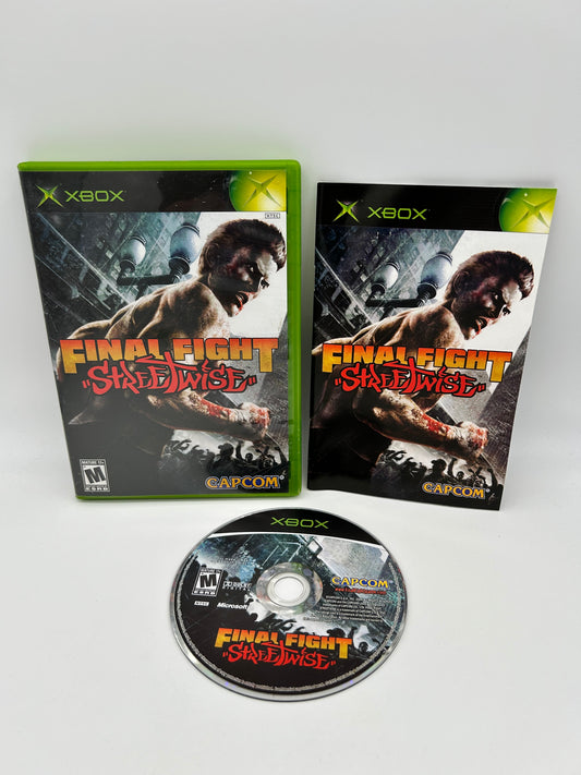 PiXEL-RETRO.COM : MICROSOFT XBOX COMPLETE CIB BOX MANUAL GAME NTSC FINAL FIGHT STREETWISE