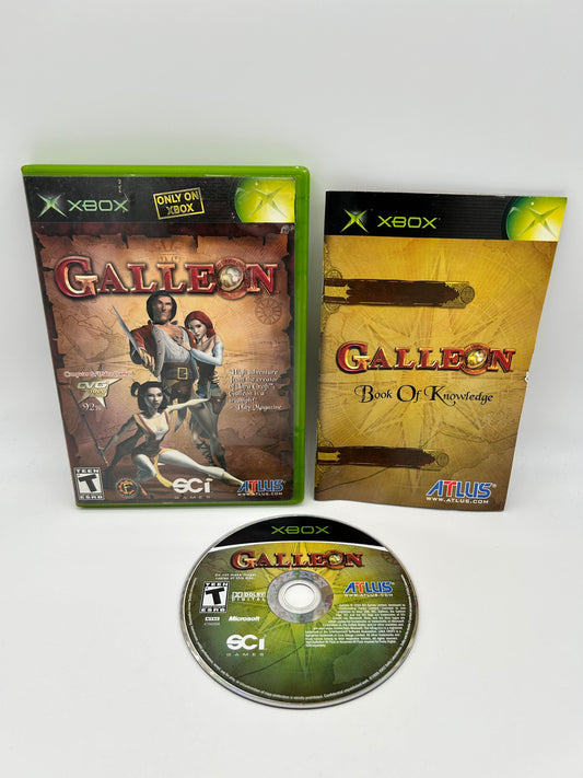 PiXEL-RETRO.COM : MICROSOFT XBOX COMPLETE CIB BOX MANUAL GAME NTSC GALLEON