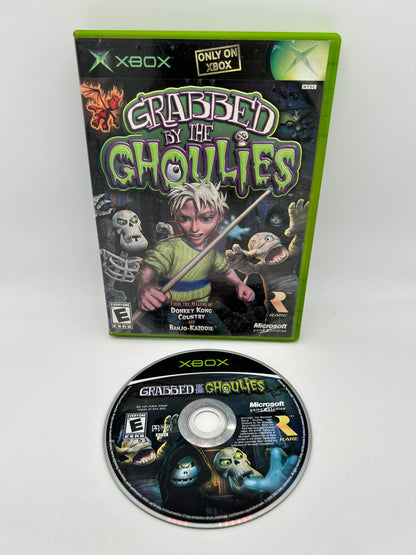 PiXEL-RETRO.COM : MICROSOFT XBOX COMPLETE CIB BOX MANUAL GAME NTSC GRABBED BY THE GHOULIES