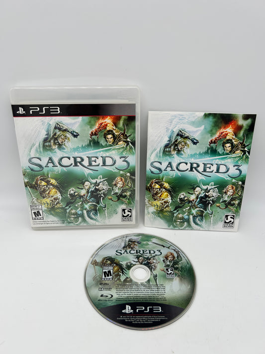 PiXEL-RETRO.COM : SONY PLAYSTATION 3 (PS3) COMPLET CIB BOX MANUAL GAME NTSC SACRED 3