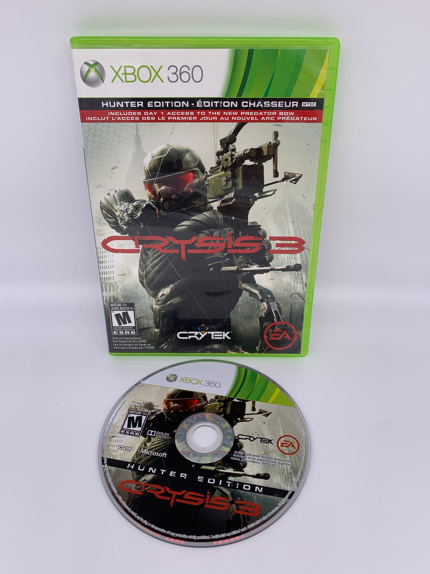 PiXEL-RETRO.COM : MICROSOFT XBOX 360 COMPLETE CIB BOX MANUAL GAME NTSC CRYSIS 3