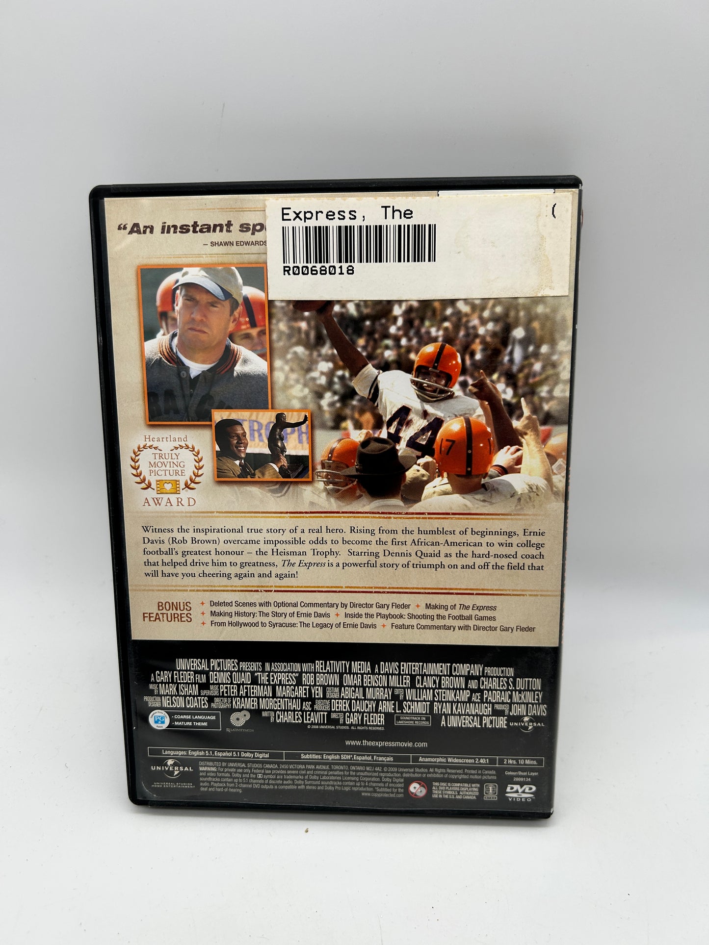 FiLM DVD | THE EXPRESS ERNiE DAViS STORY