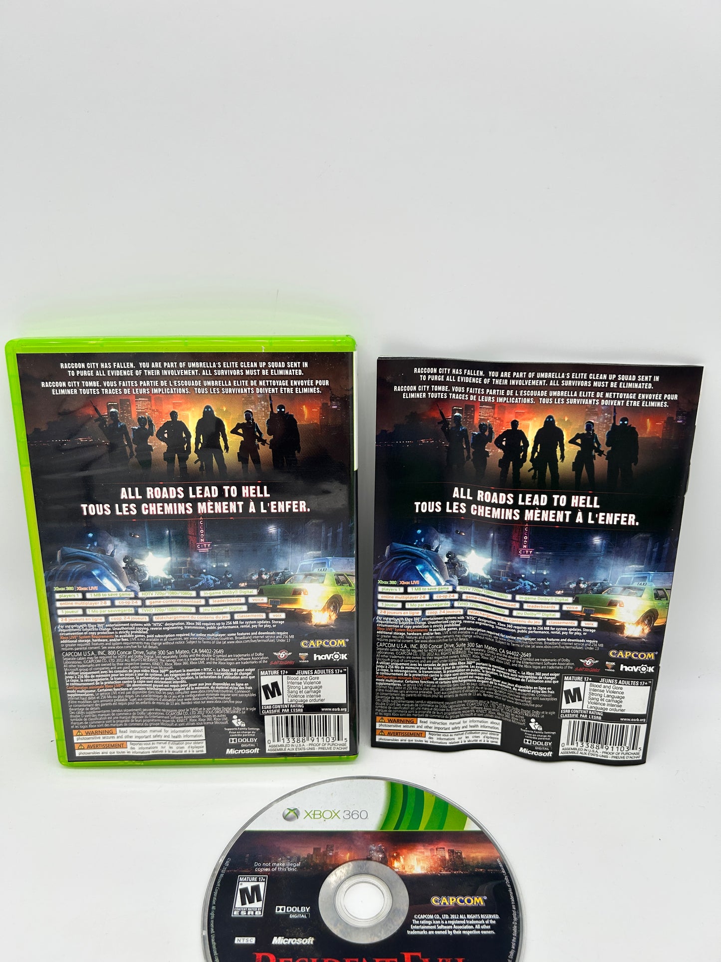 Microsoft XBOX 360 | RESiDENT EVIL OPERATiON RACCOON CITY