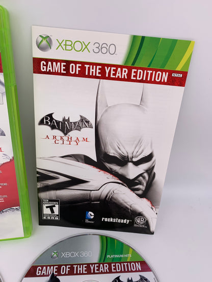 MiCROSOFT XBOX 360 | BATMAN ARKHAM CiTY | PLATiNUM HiTS GAME OF THE YEAR EDiTiON