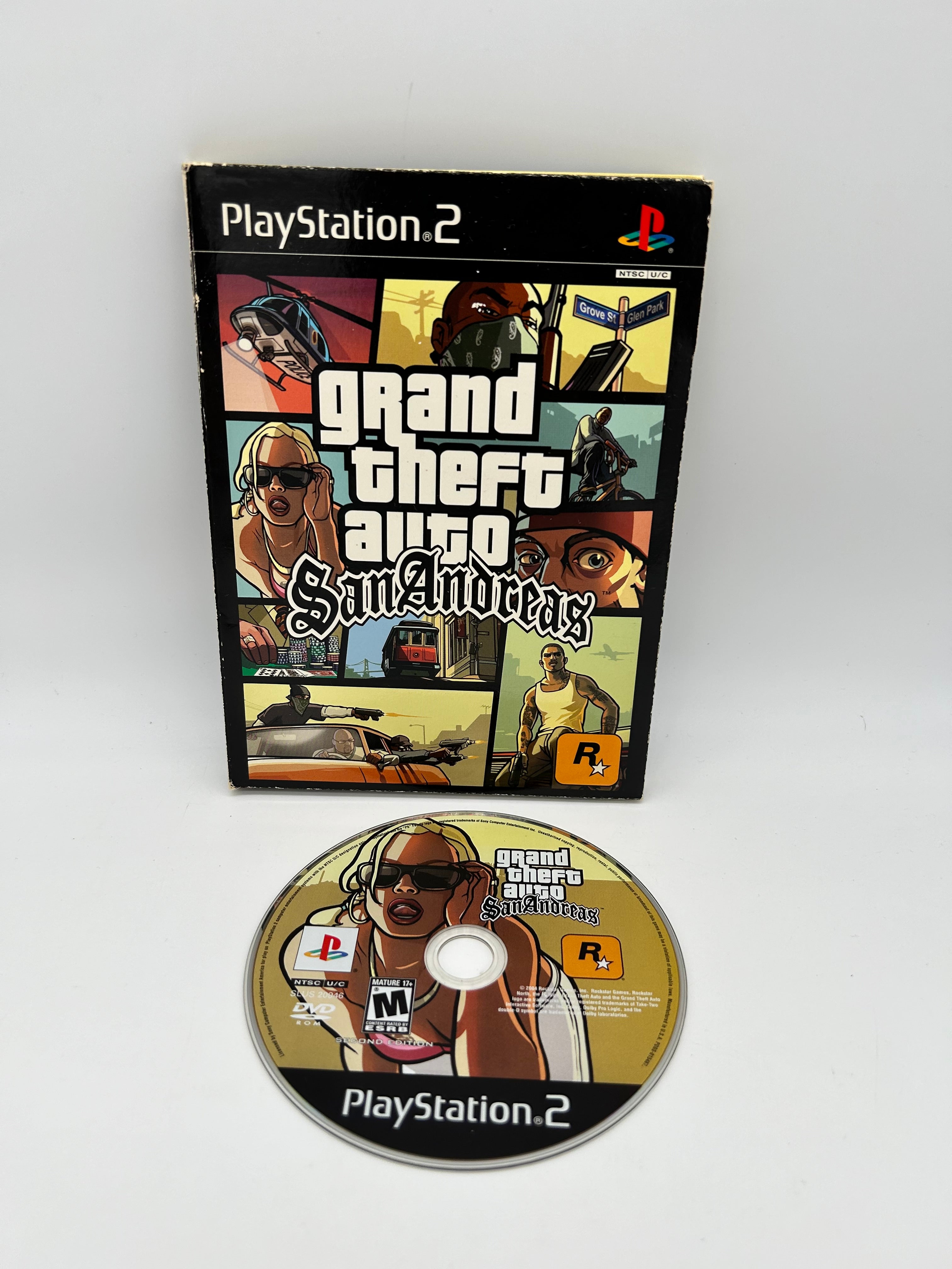 SONY PLAYSTATiON 2 PS2 GRAND THEFT AUTO SAN ANDREAS SPECiAL EDITION PiXEL RETRO.COM