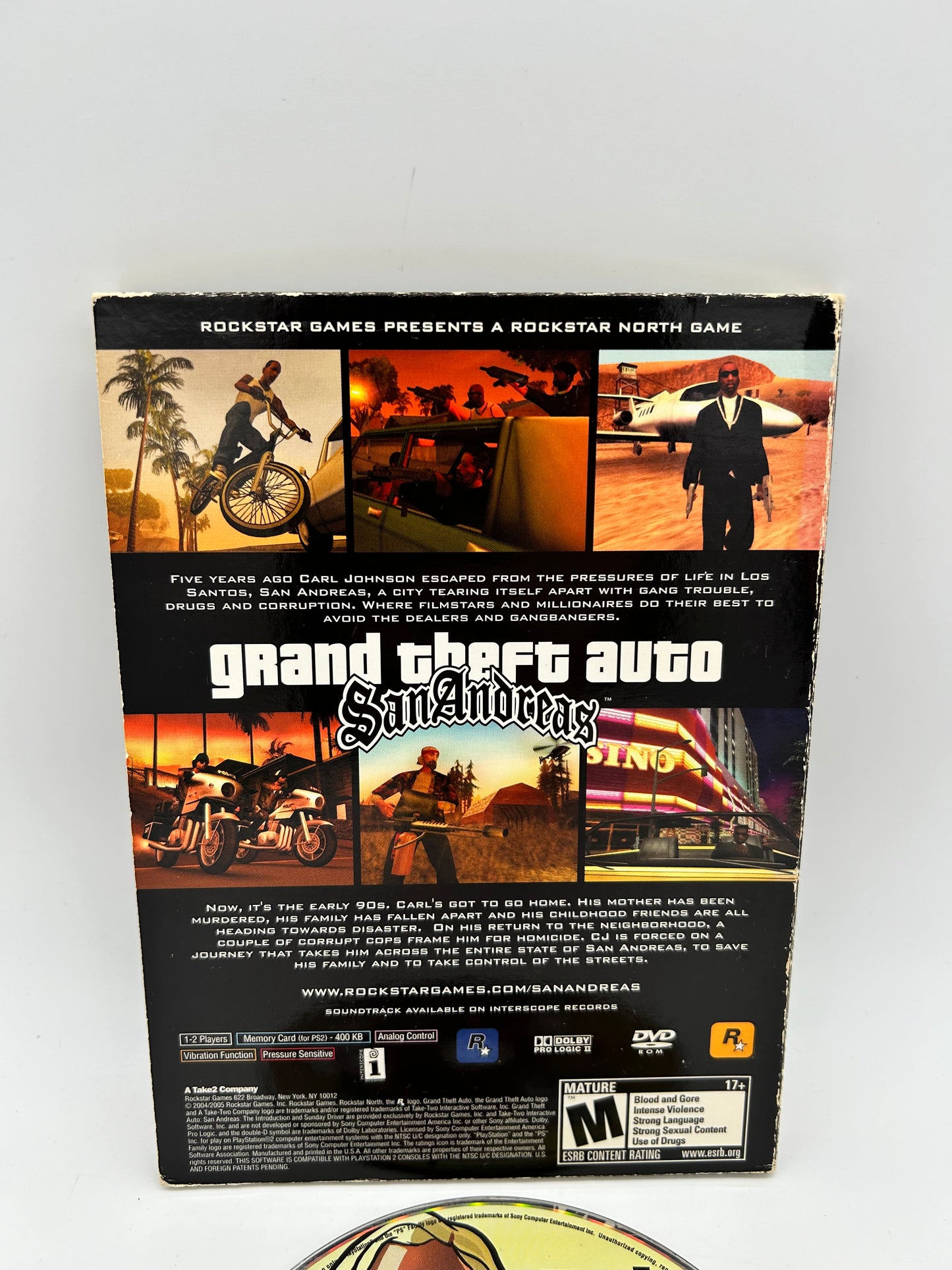 SONY PLAYSTATiON 2 [PS2] | GRAND THEFT AUTO SAN ANDREAS | SPECiAL EDITION