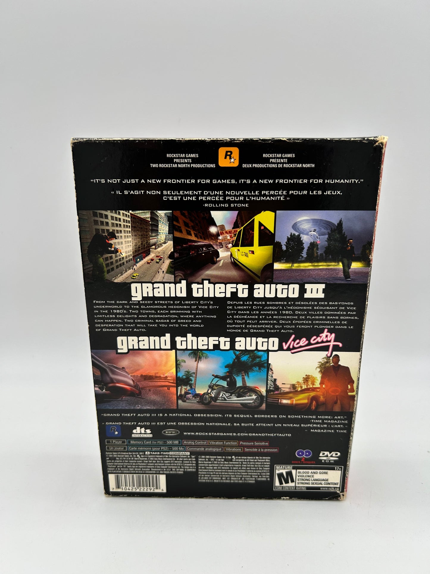 SONY PLAYSTATiON 2 [PS2] | GRAND THEFT AUTO DOUBLE PACK III &amp; ViCE CiTY | GREATEST HiTS