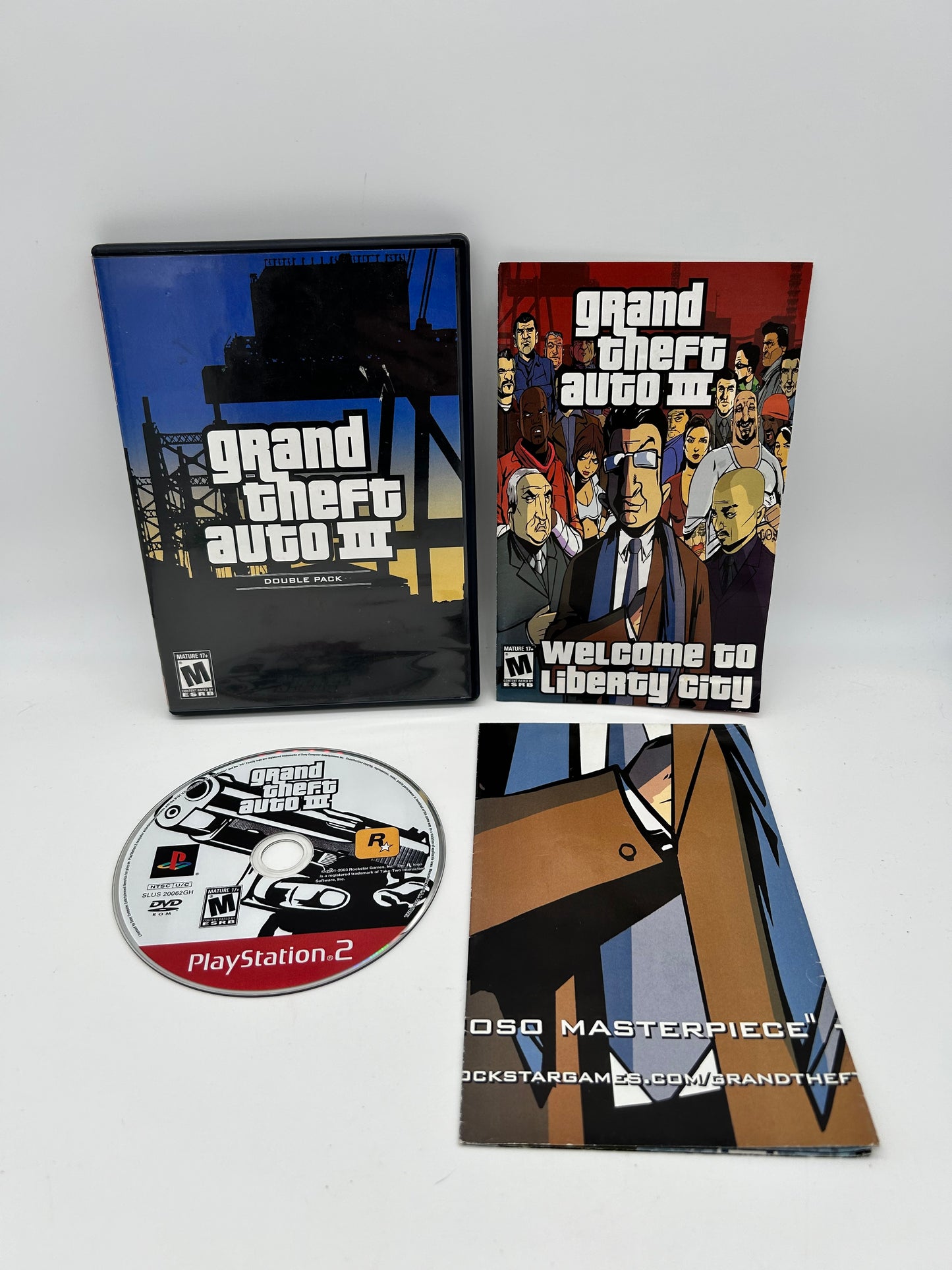 SONY PLAYSTATiON 2 [PS2] | GRAND THEFT AUTO DOUBLE PACK III &amp; ViCE CiTY | GREATEST HiTS