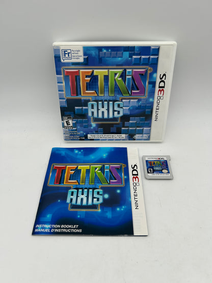 PiXEL-RETRO.COM : NINTENDO 3DS (3DS) COMPLET IN BOX MANUAL GAME NTSC TETRIS AXIS