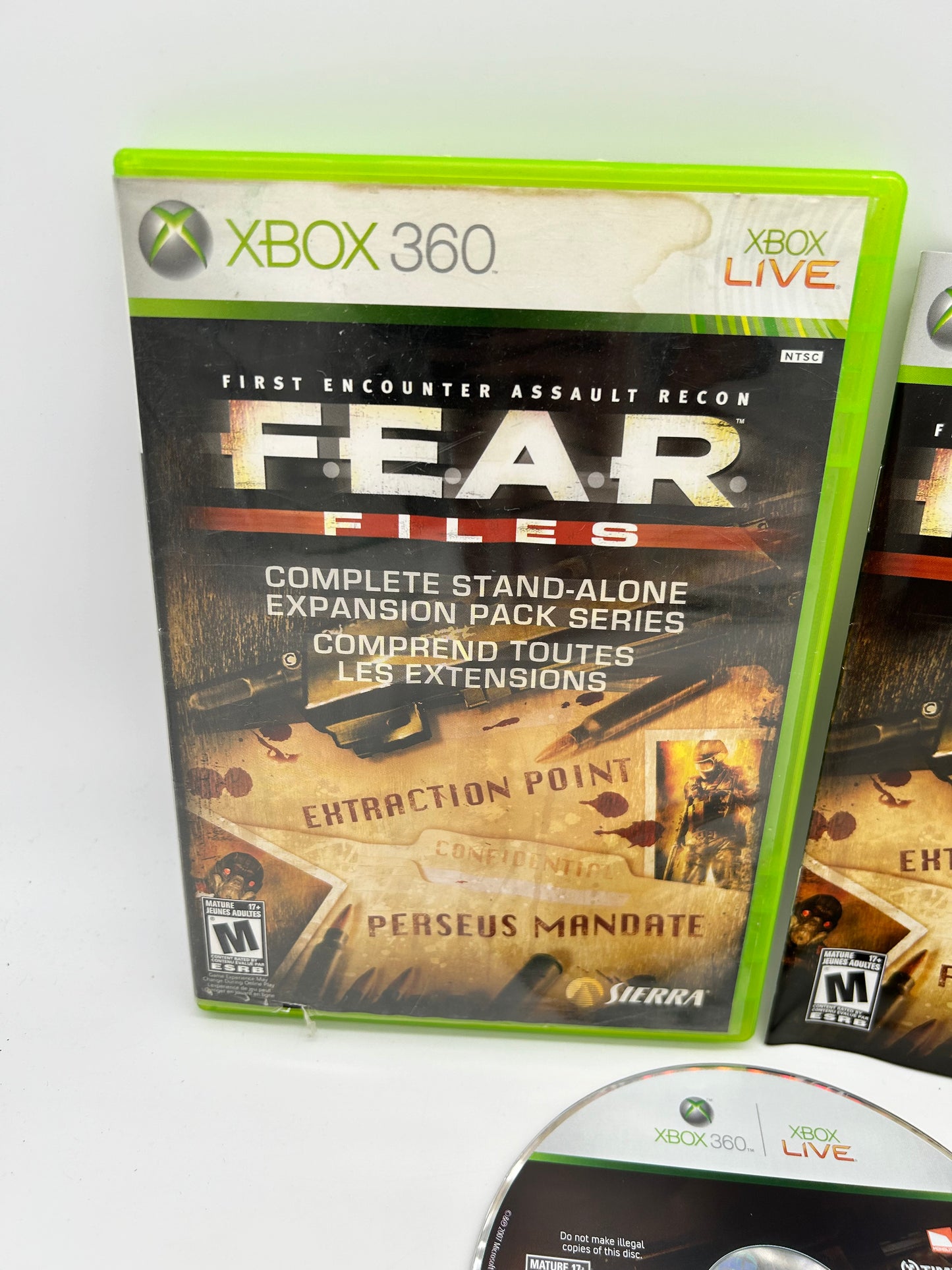 MiCROSOFT XBOX 360 | FEAR F.E.A.R. FiLES