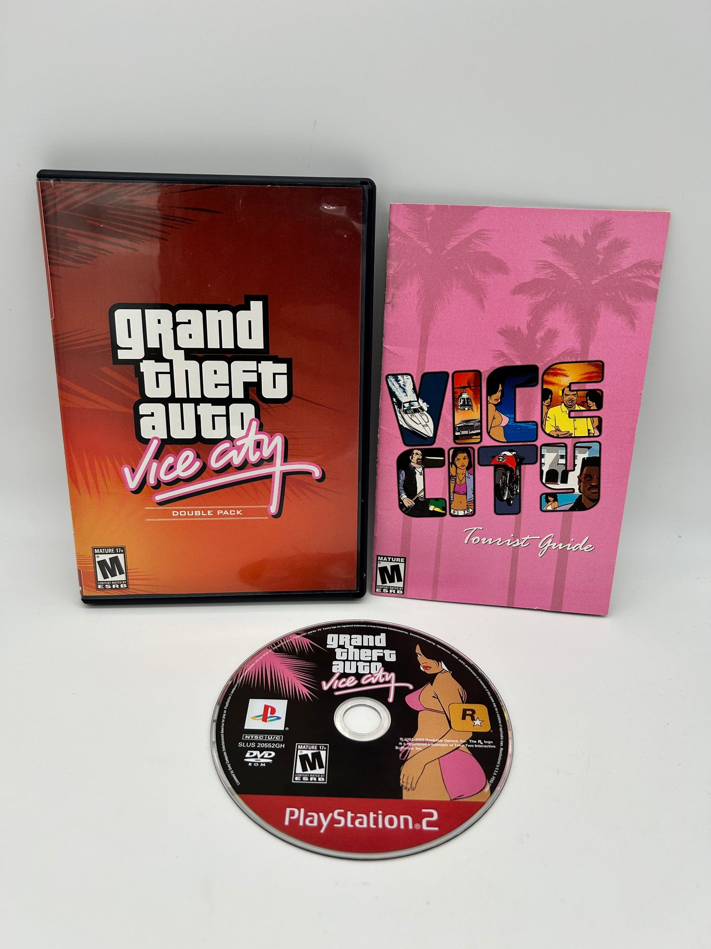 SONY PLAYSTATiON 2 [PS2] | GRAND THEFT AUTO DOUBLE PACK III & ViCE CiTY | GREATEST HiTS