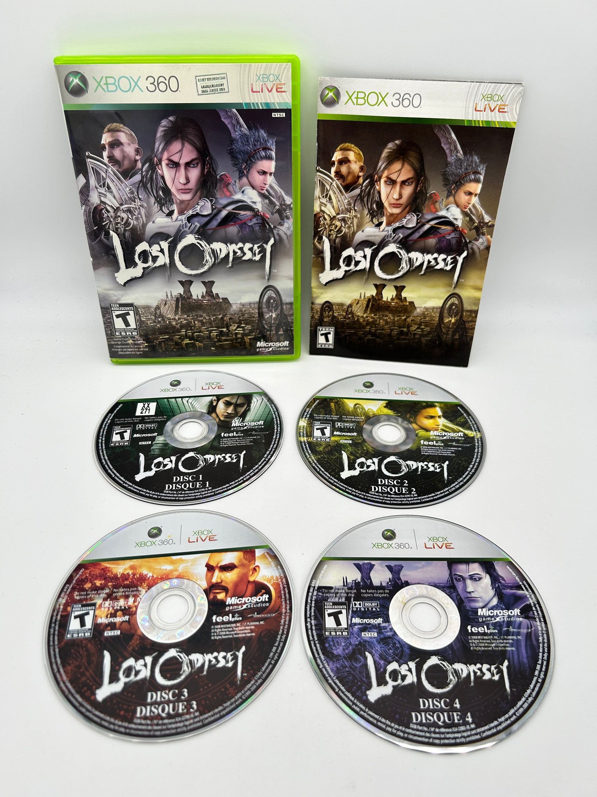 PiXEL-RETRO.COM : MICROSOFT XBOX 360 COMPLETE CIB BOX MANUAL GAME NTSC LOST ODYSSEY