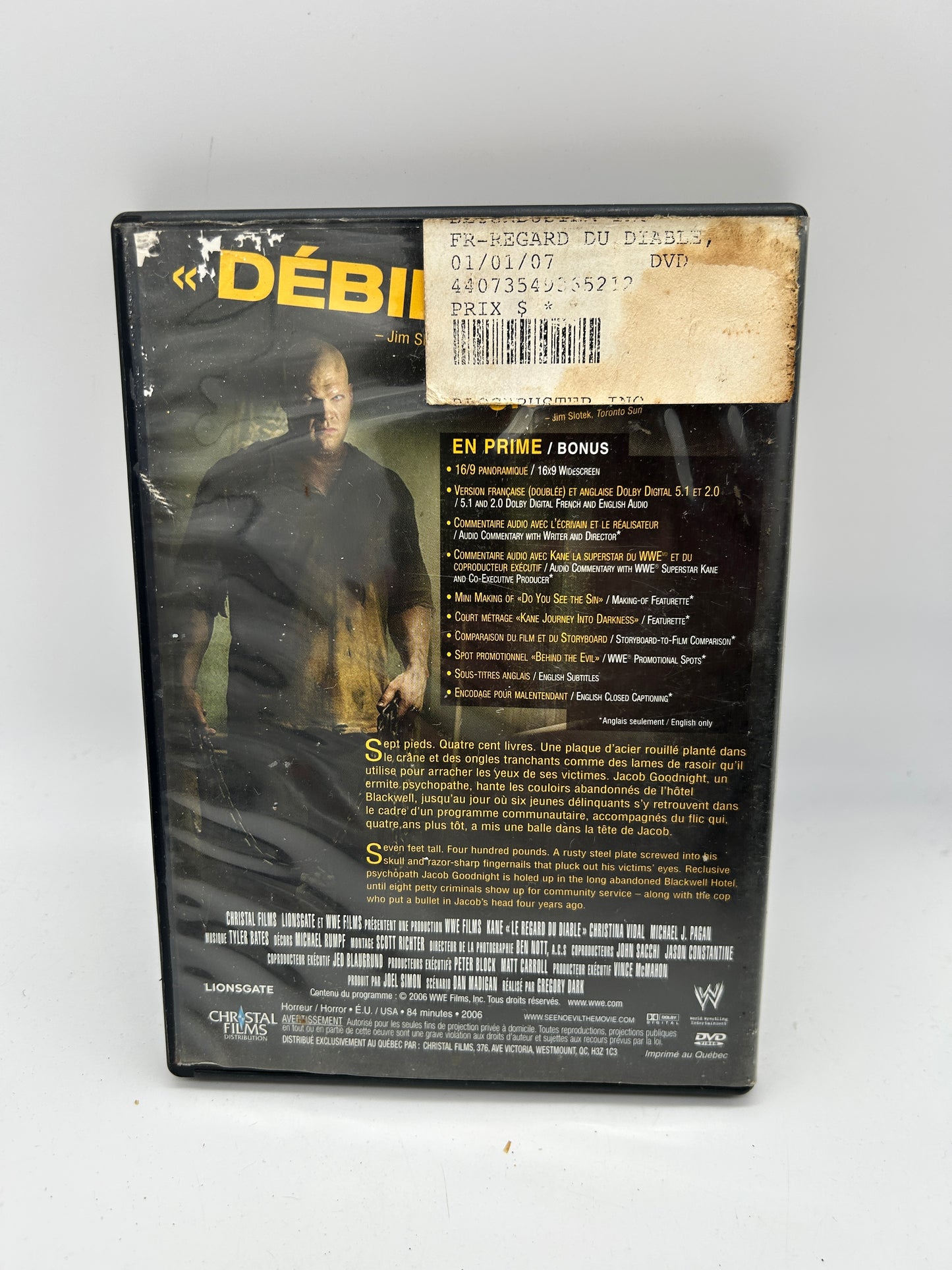 FiLM DVD | LE REGARD DU DiABLE [SEE NO EViL]
