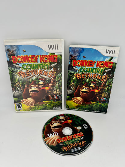 PiXEL-RETRO.COM : NINTENDO WII COMPLET CIB BOX MANUAL GAME NTSC DONKEY KONG COUNTRY RETURNS