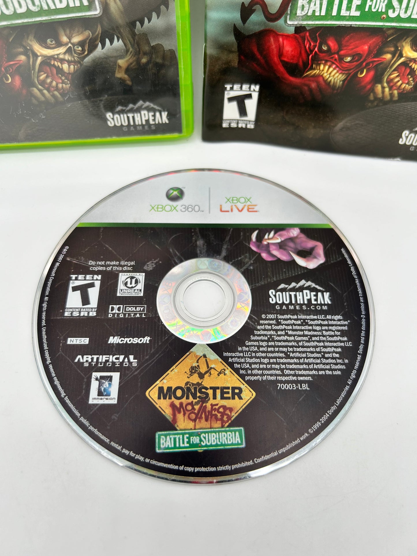 Microsoft XBOX 360 | MONSTER MADNESS BATTLE FOR SUBURBIA