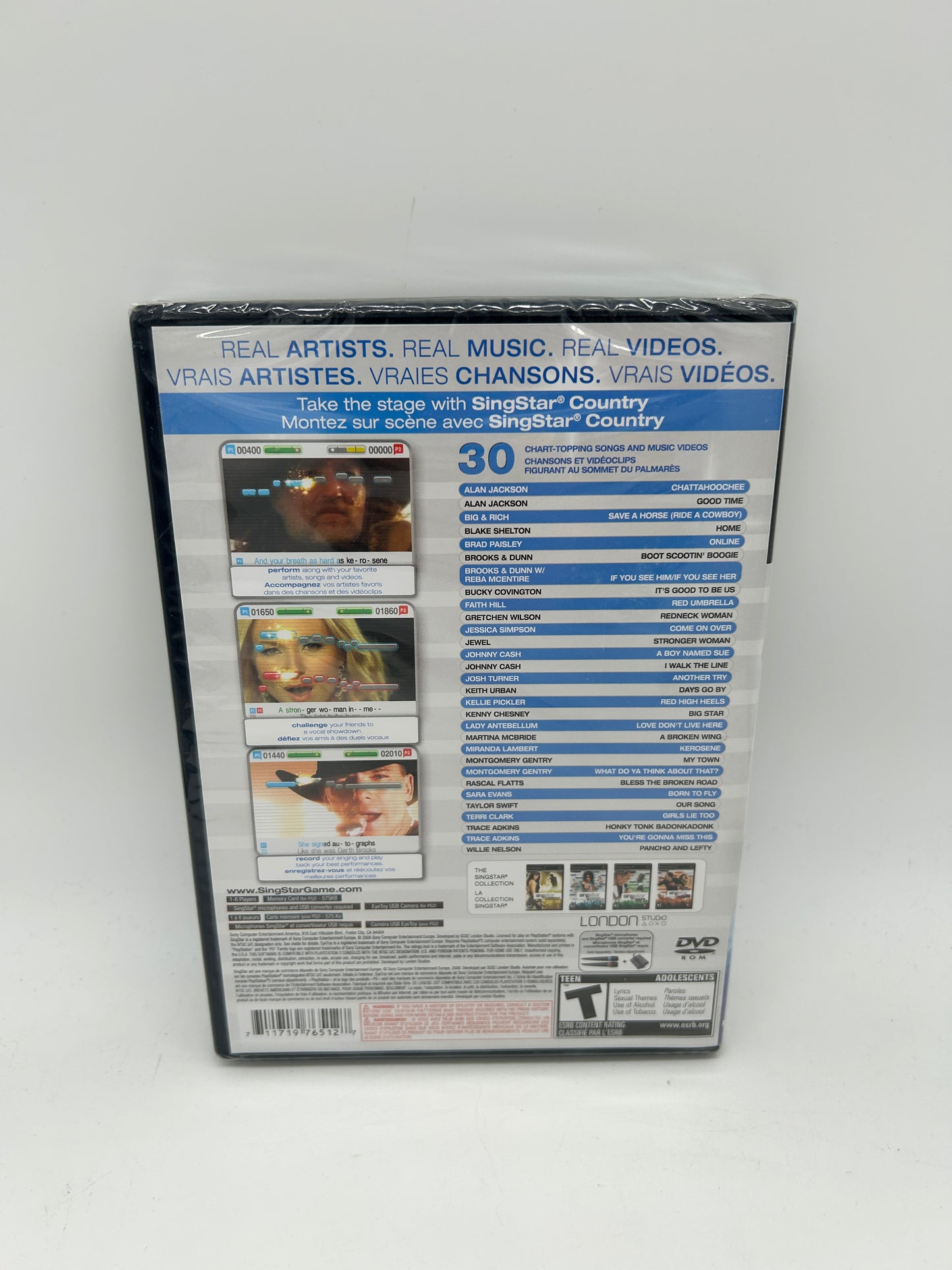 SONY PLAYSTATiON 2 [PS2] | SiNGSTAR COUNTRY